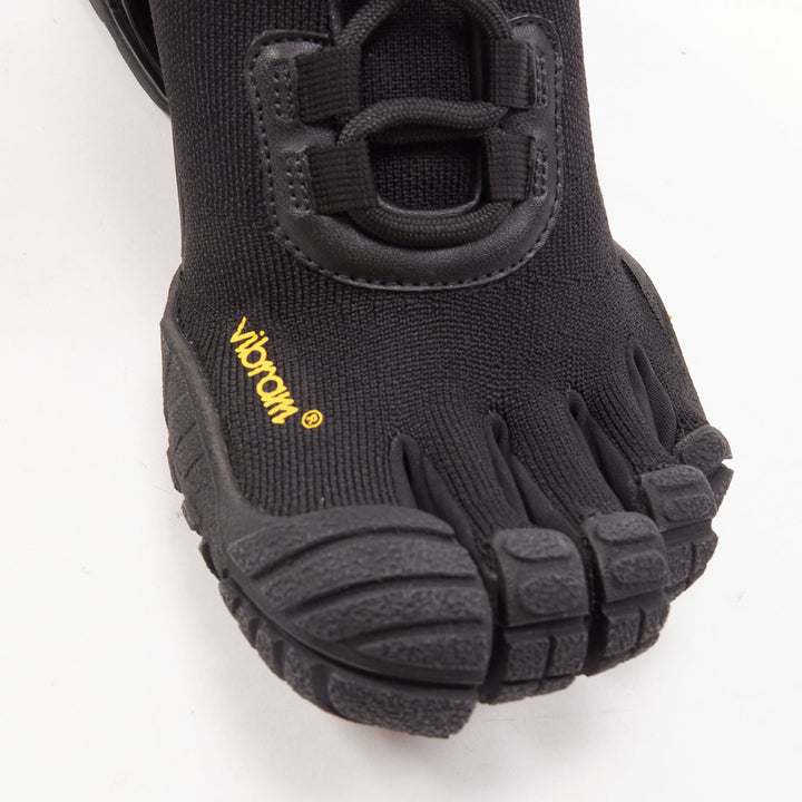 BALENCIAGA Vibram Toe black technical 5-toe suspension heel sneakers EU37
