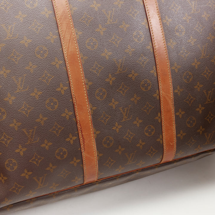 LOUIS VUITTON Sirius 70 brown LV monogram canvas large travel bag