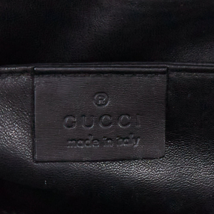 rare GUCCI Tom Ford 2004 green Dragon Horsebit crystal tan yellow canvas bag