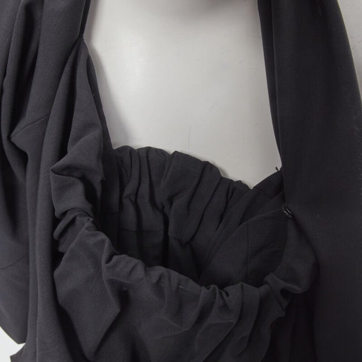 YOHJI YAMAMOTO 2012 Runway metal ring halter top transformable bag Very Rare