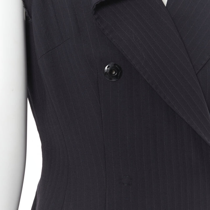 rare MAISON MARGIELA 1990 deconstructed padded shoulder cigarette jacket IT40