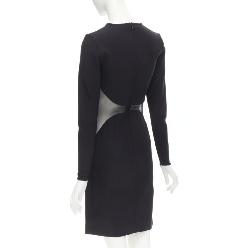 STELLA MCCARTNEY 2013 Runway Iconic sheer waist illusion bodycon dress IT40 S