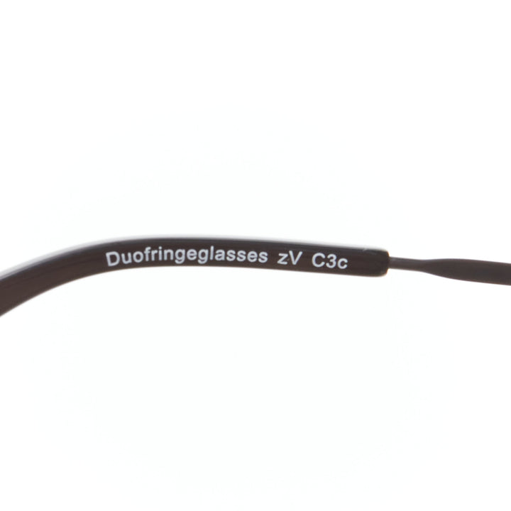 rare BLESS Duo Fringe black chain no lens aviator sunglasses