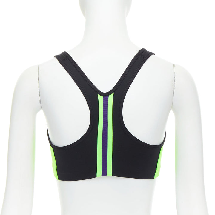 AMBUSH NIKE neon green orange swoosh crop dryfit tank top XS
