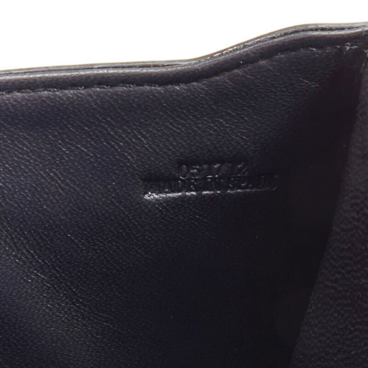 rare LOEWE Barcelona black leather neon heart print crossbody bag