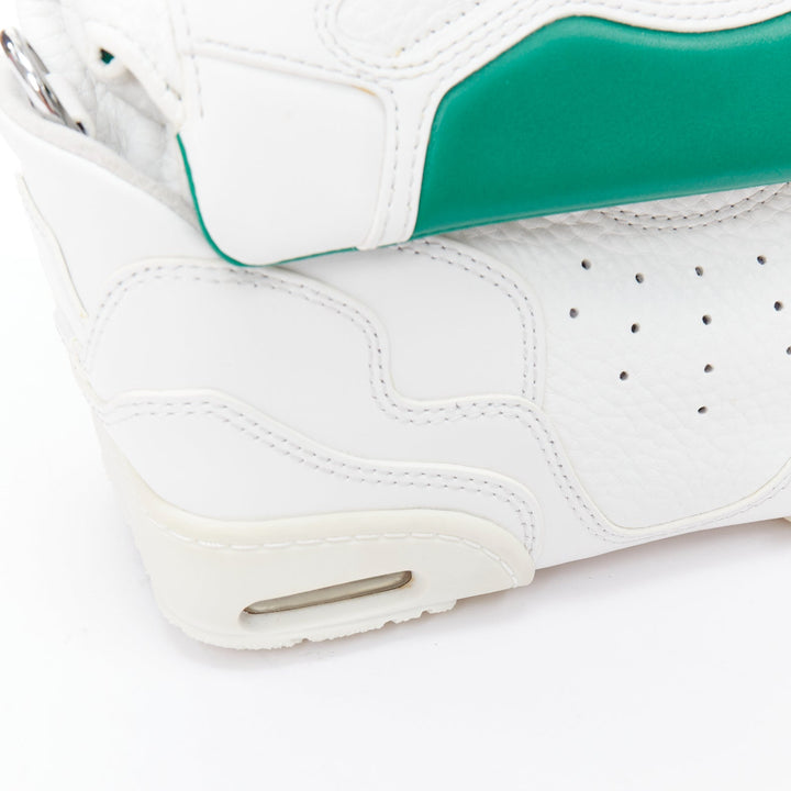 ALEXANDER WANG Runway Sneaker white green leather clutch crossbody bag