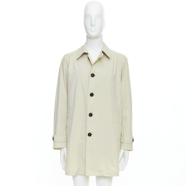 ALLEGRI City Nylon beige packable superlight black buttons coat IT48 M