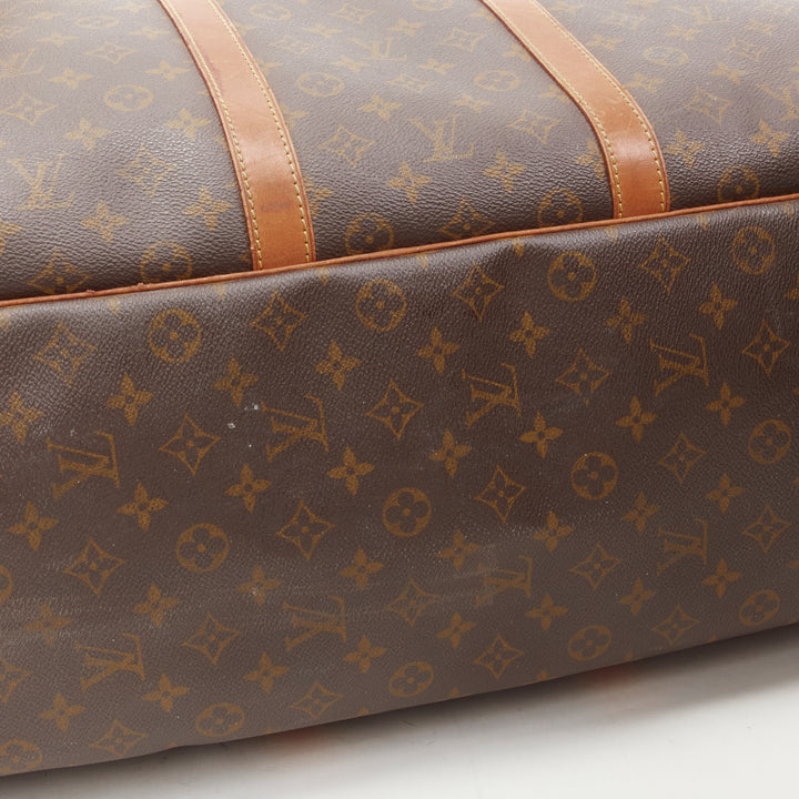 LOUIS VUITTON Sirius 70 brown LV monogram canvas large travel bag
