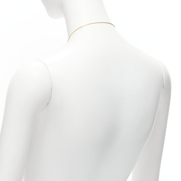 TOGA ARCHIVES yellow white ombre tiered faux pearl statement necklace