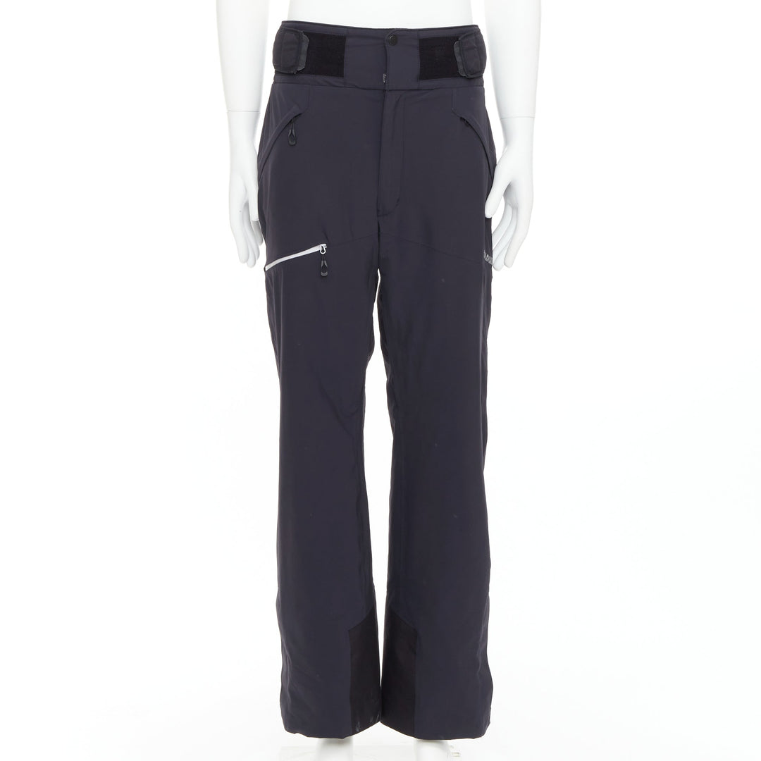 GOLDWIN Luster Pants G31705P black nylon padded wide ski pants L