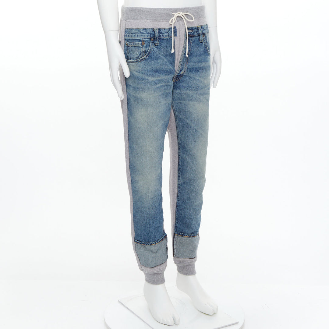 JUNYA WATANABE LEVI'S 2022 deconstructed denim patch joggers M