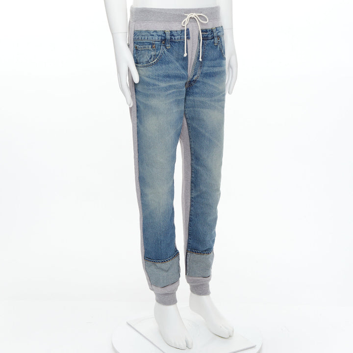 JUNYA WATANABE LEVI'S 2022 deconstructed denim patch joggers M
