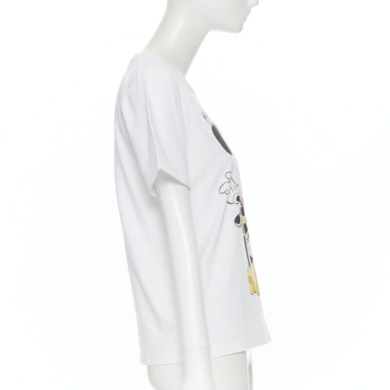 VICTORIA BECKHAM white Disney Minnie Mouse print short sleeve tshirt US2