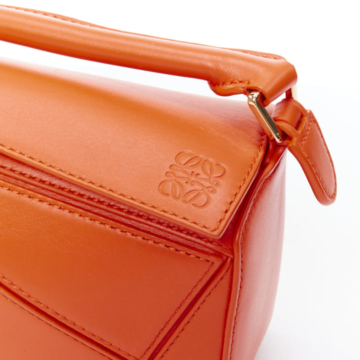 LOEWE Howls Moving Castle Puzzle Calcifer orange mini puzzle bag