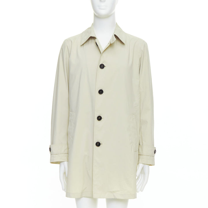 ALLEGRI City Nylon beige packable superlight black buttons coat IT48 M