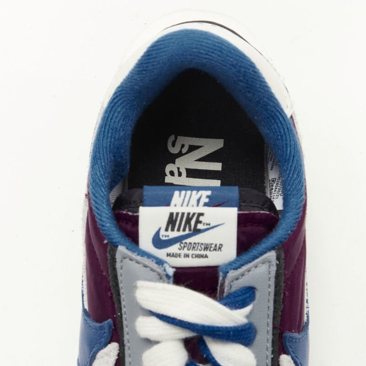 NIKE SACAI UNDERCOVER LD Waffle DJ4877 600 grey purple blue sneaker US5 EU37.5
