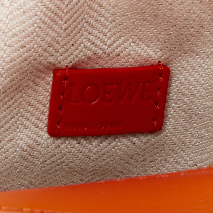 LOEWE Howls Moving Castle Puzzle Calcifer orange mini puzzle bag