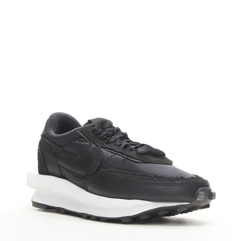 NIKE SACAI LD Waffle BV0073 002 black white sneaker US5 EU37.5
