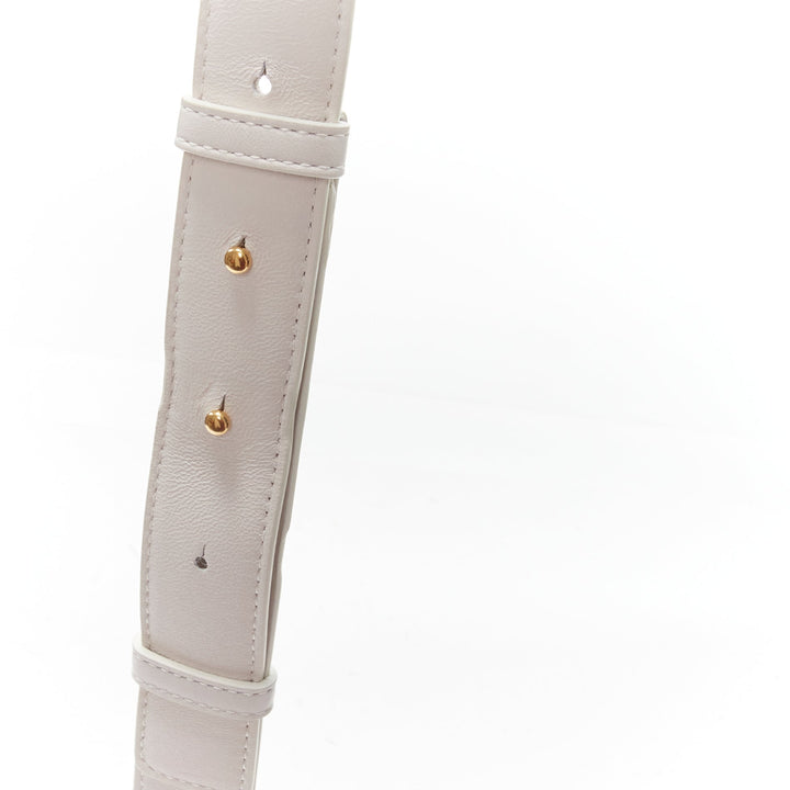 BOTTEGA VENETA Point Triangle white sponge boucle raffia leather shoulder bag