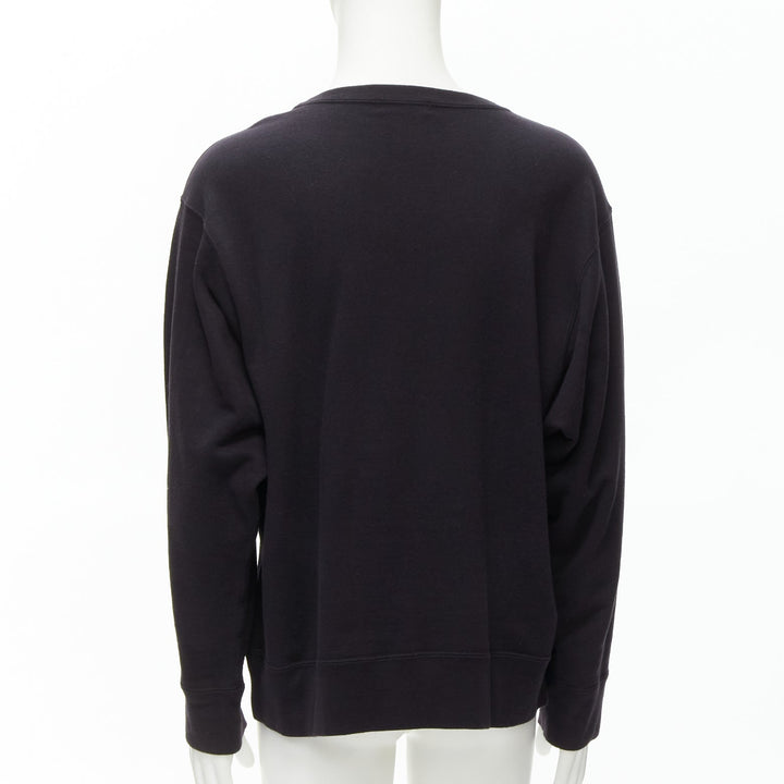 UNDERCOVER 2023 black cotton noise maker graphic crew neck sweatshirt JP3 L
