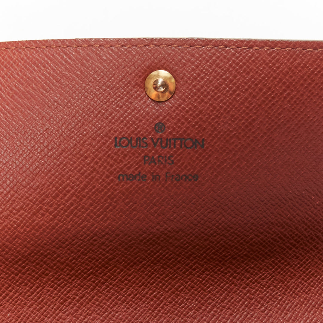 LOUIS VUITTON Stephen Sprouse orange graffiti brown monogram long wallet