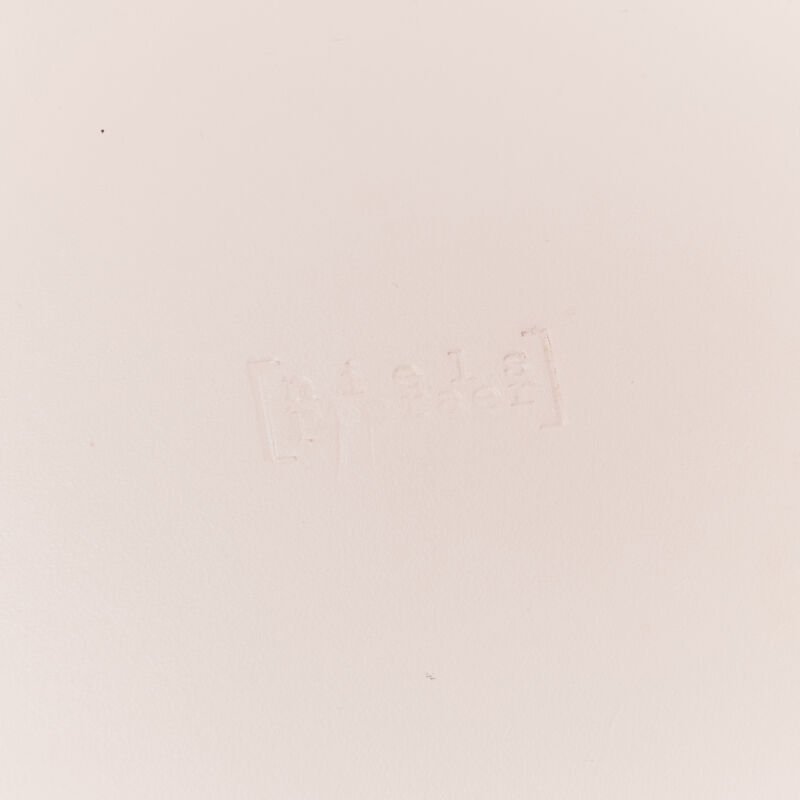 NIELS PEERAER Recycle pink Vegetable leather top handle half moon bag