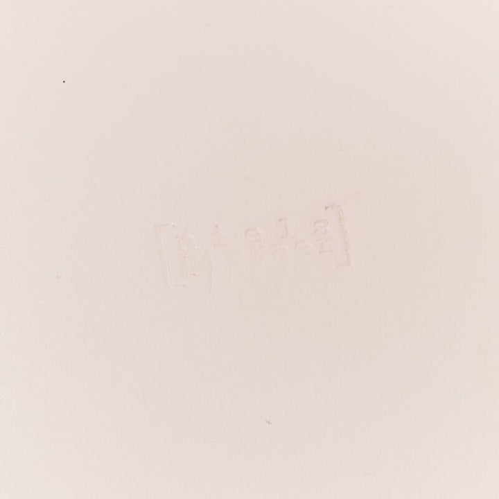 NIELS PEERAER Recycle pink Vegetable leather top handle half moon bag