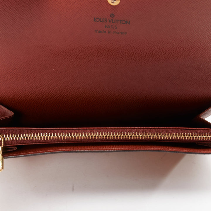LOUIS VUITTON Stephen Sprouse orange graffiti brown monogram long wallet