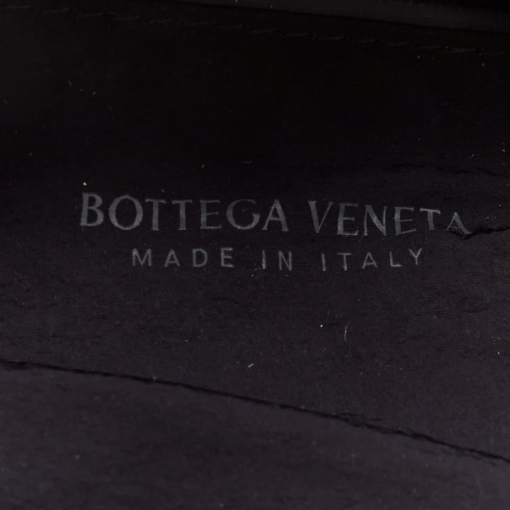 BOTTEGA VENETA The Body pouch grey smooth leather black sport strap waist bag