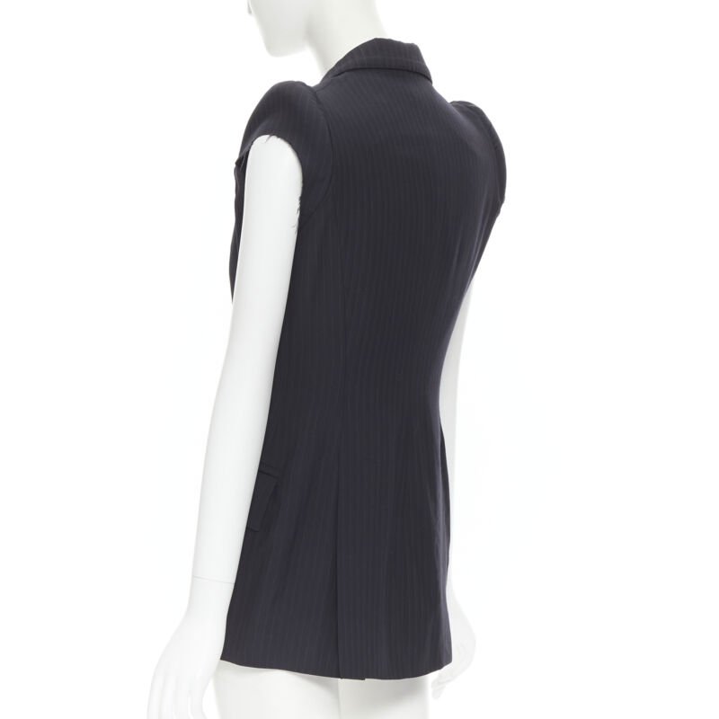 rare MAISON MARGIELA 1990 deconstructed padded shoulder cigarette jacket IT40