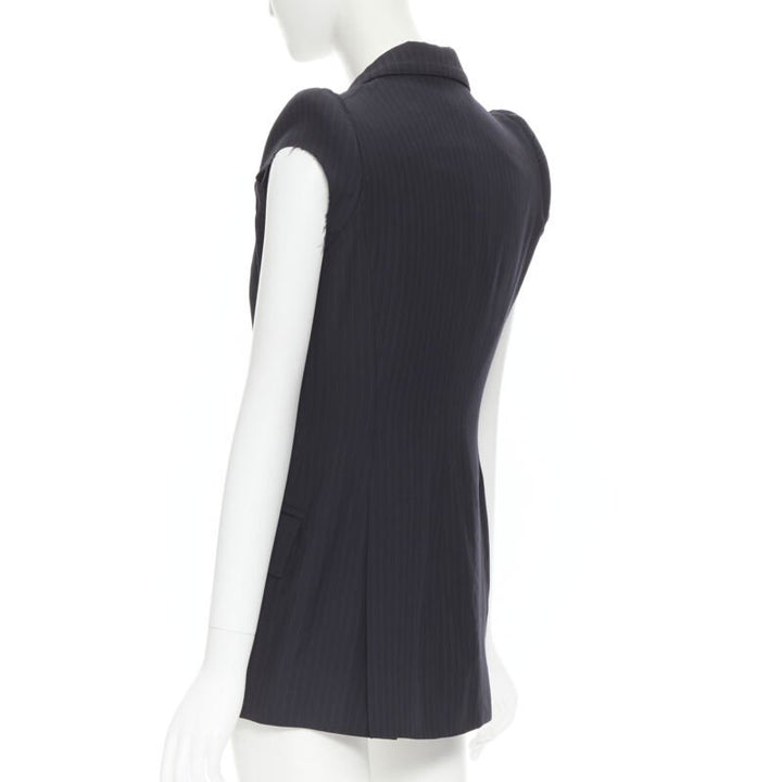 rare MAISON MARGIELA 1990 deconstructed padded shoulder cigarette jacket IT40