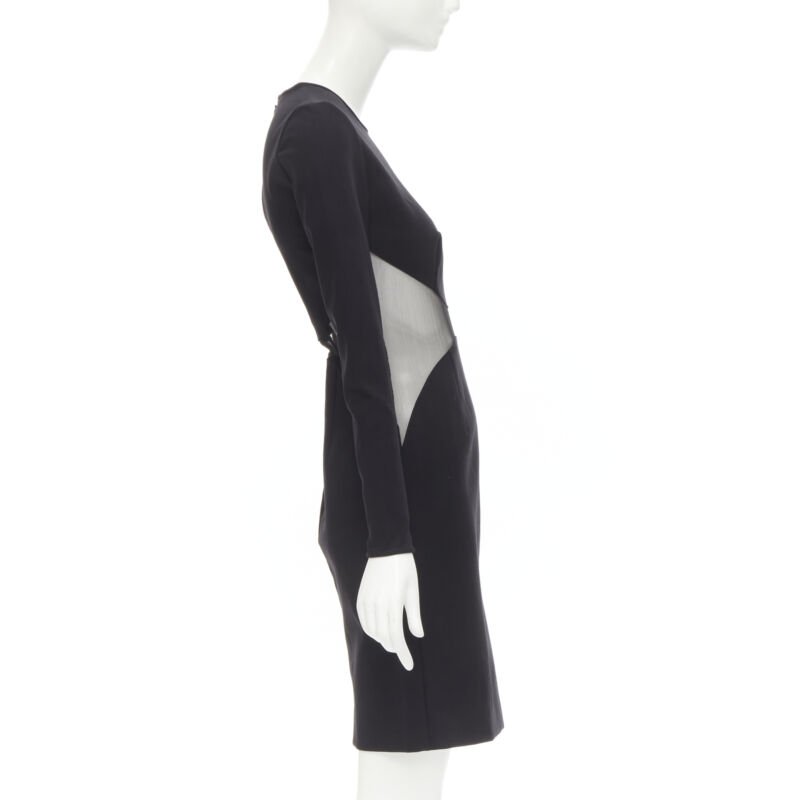 STELLA MCCARTNEY 2013 Runway Iconic sheer waist illusion bodycon dress IT40 S