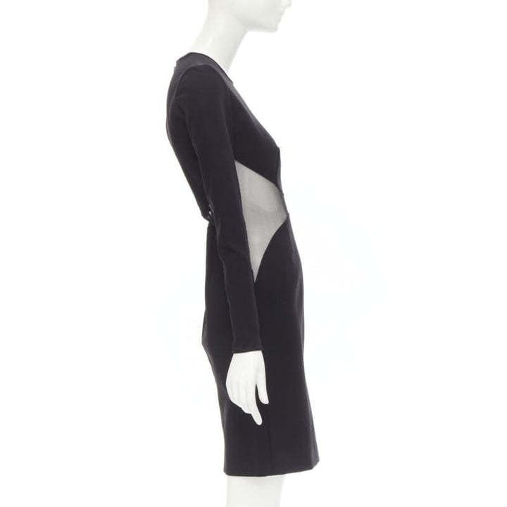 STELLA MCCARTNEY 2013 Runway Iconic sheer waist illusion bodycon dress IT40 S