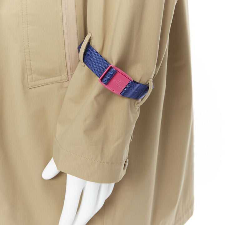 THE NORTH FACE KAZUKI KARAISHI Kelp Tan Blue Futurelight raincoat S M