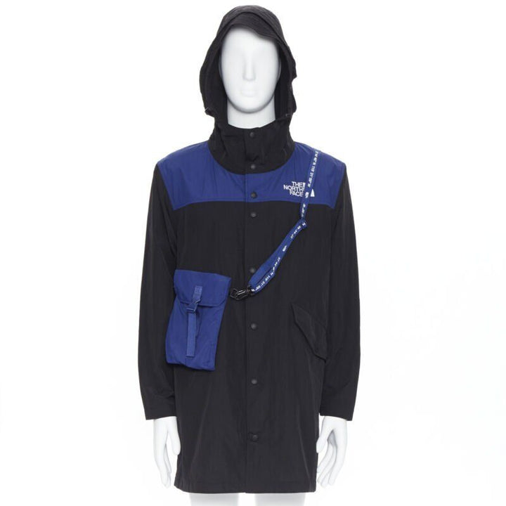 THE NORTH FACE KAZUKI KARAISHI Black Flag Blue Bravo 2 long raincoat L / XL