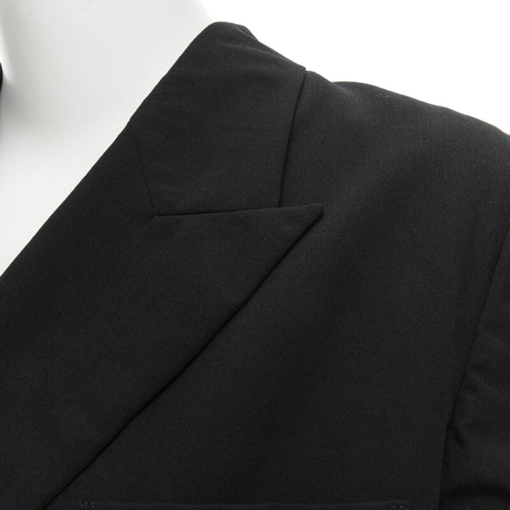 COMME DES GARCONS 1990 infinity loop sleeve double breasted blazer jacket S