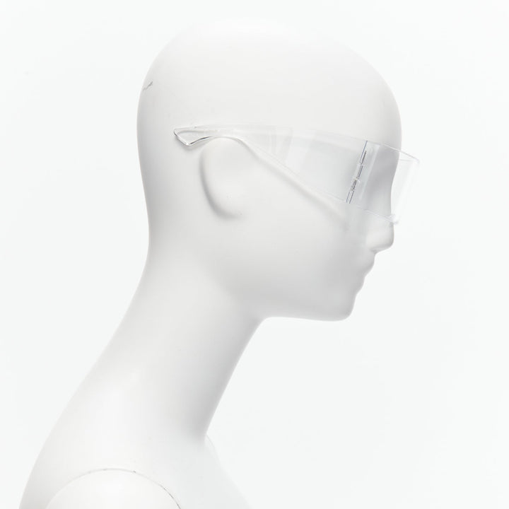 rare MAISON MARTIN MARGIELA 2008 Runway MA1 Incognito clear shield sunglasses