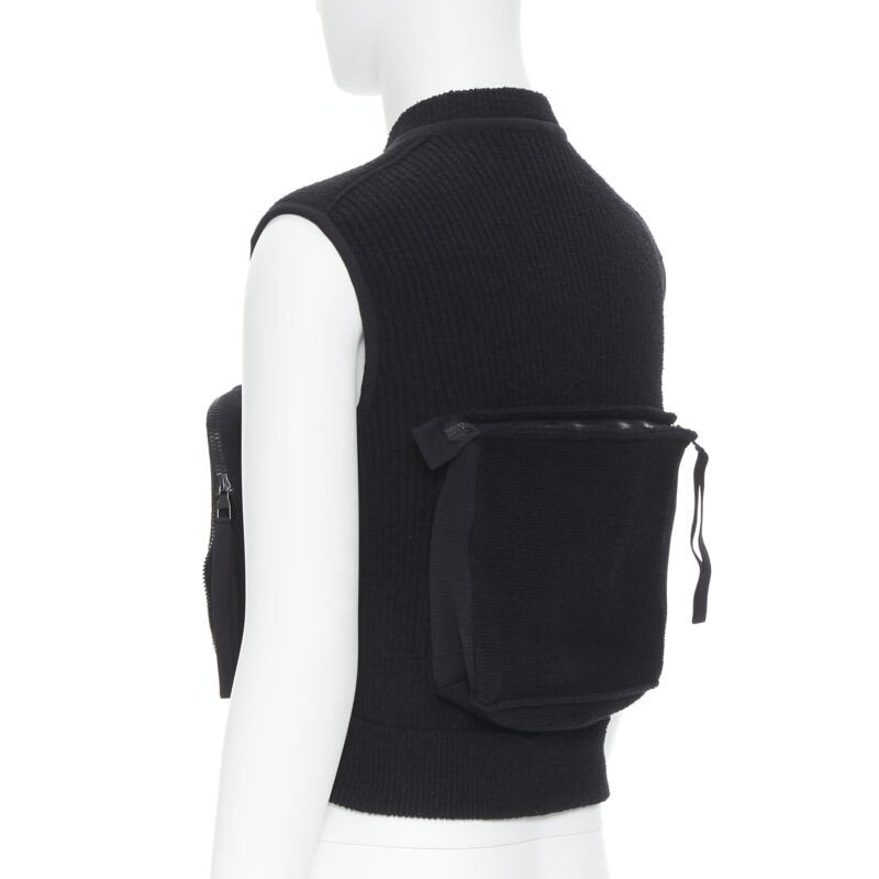 Runway LOUS VUITTON Virgil Abloh Multi 3D Pocket utility pocket ribbed vest M