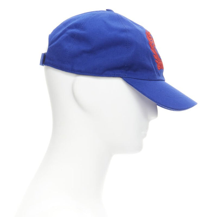 VERSACE blue red vintage Medusa logo embroidery baseball hat 58cm M 7 1/4