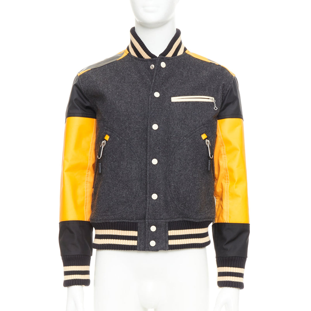 rare JUNYA WATANABE North Face 2017 yellow grey duffel deconstructed bomber XS