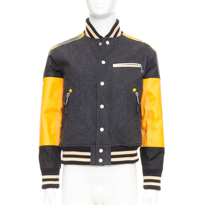 rare JUNYA WATANABE North Face 2017 yellow grey duffel deconstructed bomber XS