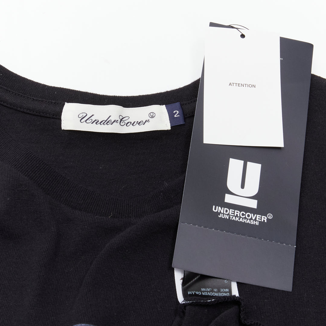 UNDERCOVER 2019 Clockwork Orange black vampire rose print tshirt JP2 M