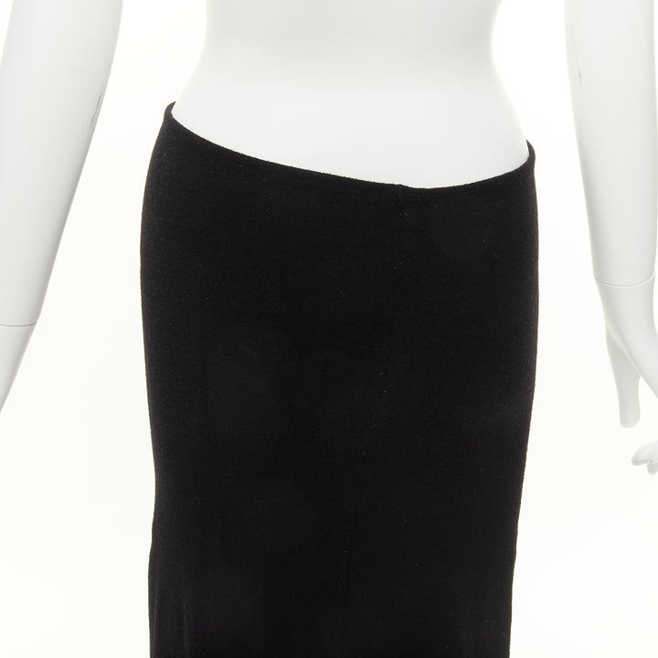 COMME DES GARCONS Vintage 1997 Lumps & Bumps red asymmetric top black skirt M