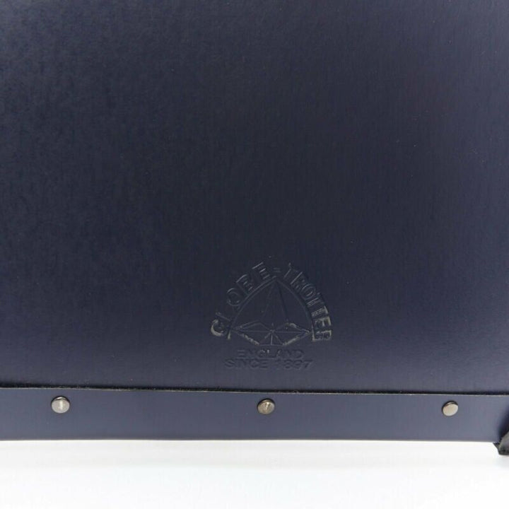 MR.BATHING APE GLOBE-TROTTER 2011 navy blue envelope document case valcan fiber