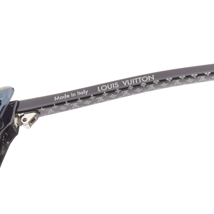 LOUIS VUITTON Z1011U For Your Eyes Only  silver cat eye sunglasses
