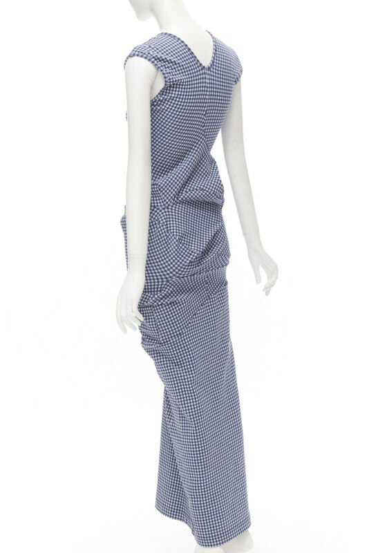 rare COMME DES GARCONS Robe De Chambre Vintage 1997 Lumps Bumps blue dress