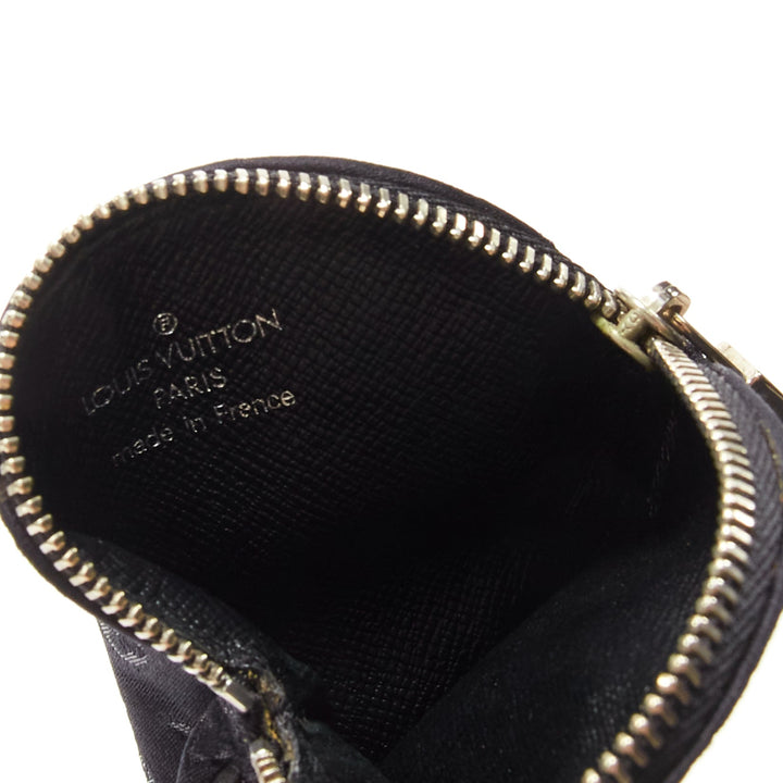 LOUIS VUITTON Mini Monogram Conte de Fees Apple black monogram coins pouch bag