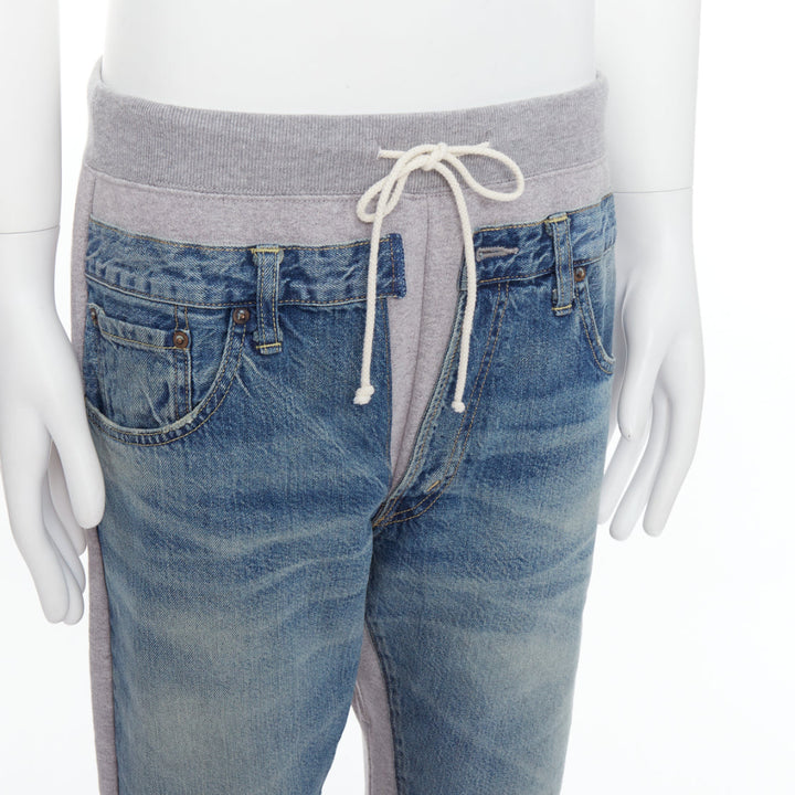 JUNYA WATANABE LEVI'S 2022 deconstructed denim patch joggers M