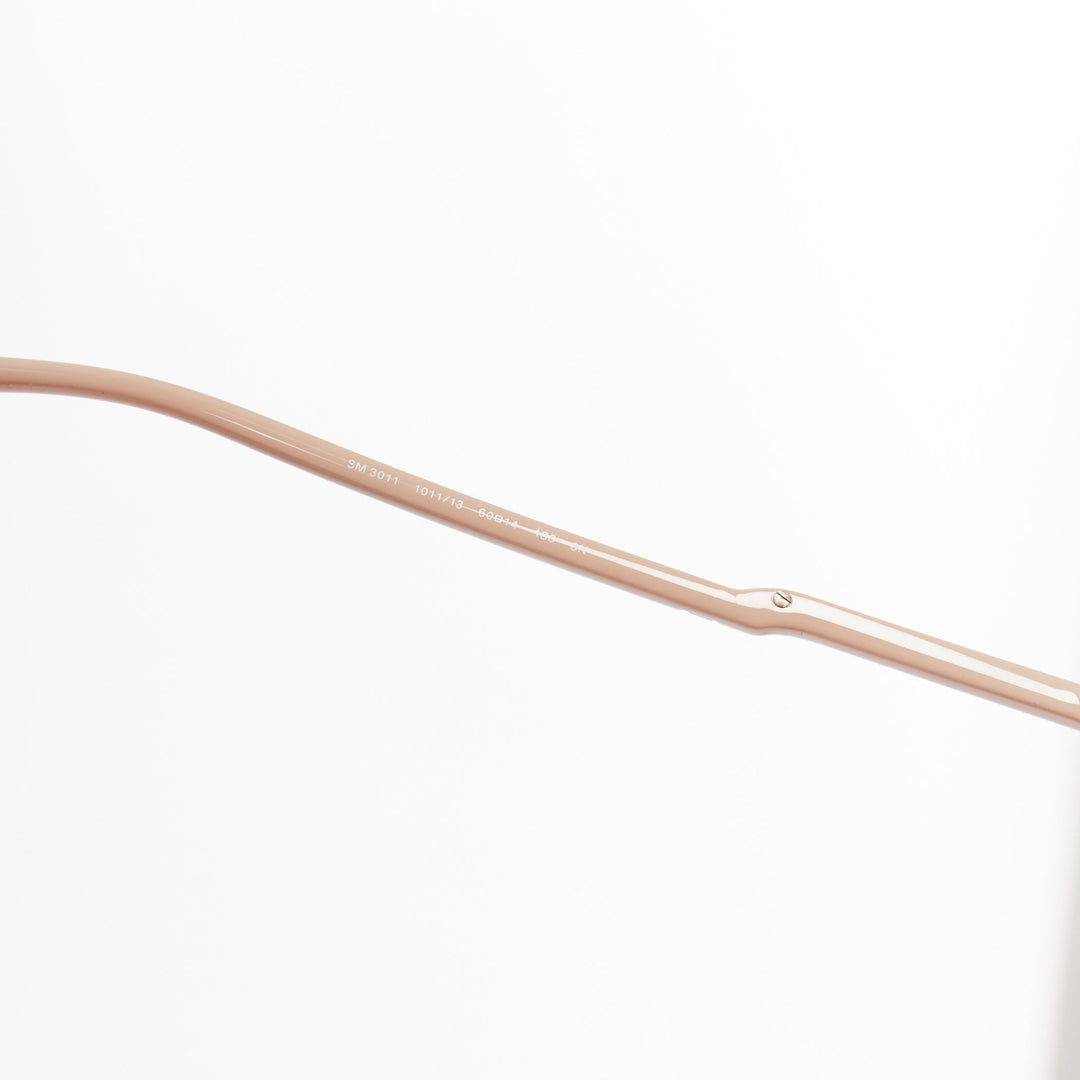 STELLA MCCARTNEY SM3011 silver nude frame brown ombre lens sunglasses