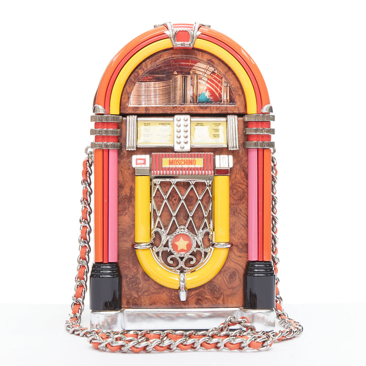 rare MOSCHINO 2022 Runway Jeremy Scott Diner Jukebox crossbody bag
